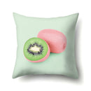 Axyaa Fruits Pattern Cushion Cover 45x45cm for Sofa Bed Living Room
