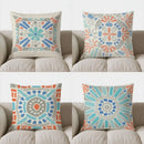 Axyaa Geometric Pattern Decorative Pillow Cover - Sofa, Bedroom, Car Decor