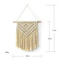 Nordic Macrame Tapestry Wall Decor by Axyaa for Aesthetic Home Decoration
