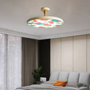 Axyaa Colorful Iron Acrylic Ceiling Light: Modern Art Home Lamp for Bedroom, Restaurant, Foyer