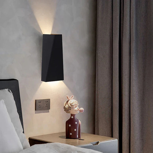 Axyaa Modern Minimalist LED Wall Lamp - Bedside Reading Lights for Bedroom and Living Room