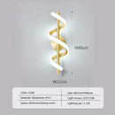 Axyaa Modern LED Wall Lamp White Gold Black Living Room Bedroom Lighting
