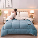 Axyaa Super Warm Lamb Wool Quilt - Winter Double-sided Velvet Blanket