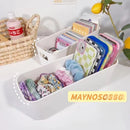 Axyaa Stackable Desktop Storage Box Fruit Cosmetic Organizer Bin Large Capacity