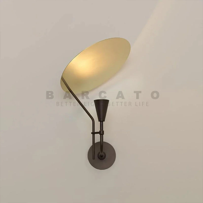 Adjustable LED Wall Lamp Sconce for Reading Bedroom Living Room Study, Axyaa Brass Lights