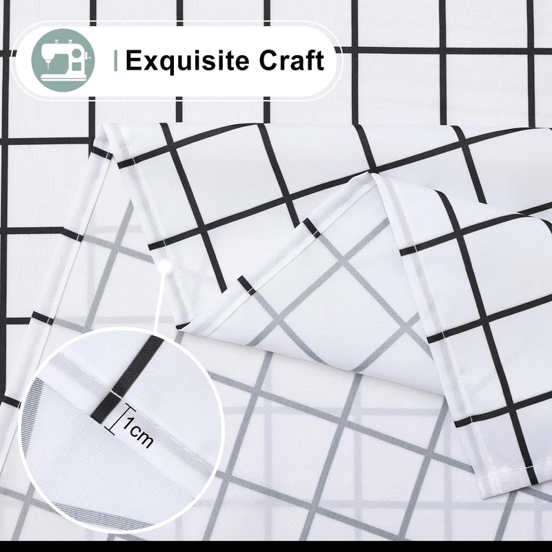 Axyaa Waterproof Cloth Table Cover - Stain Proof Tablecloth for Dining Room, Kitchen & Outdoor