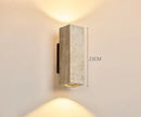 Axyaa Yellow Travertine Stone Japanese Style Wall Sconce Retro Spotlight