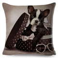 Axyaa Cartoon Dog Linen Pillowcase 45*45cm