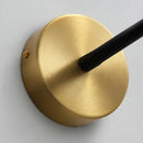 Axyaa Modern Copper Wall Lamp LED for Bedroom Study, Bedside Reading Light
