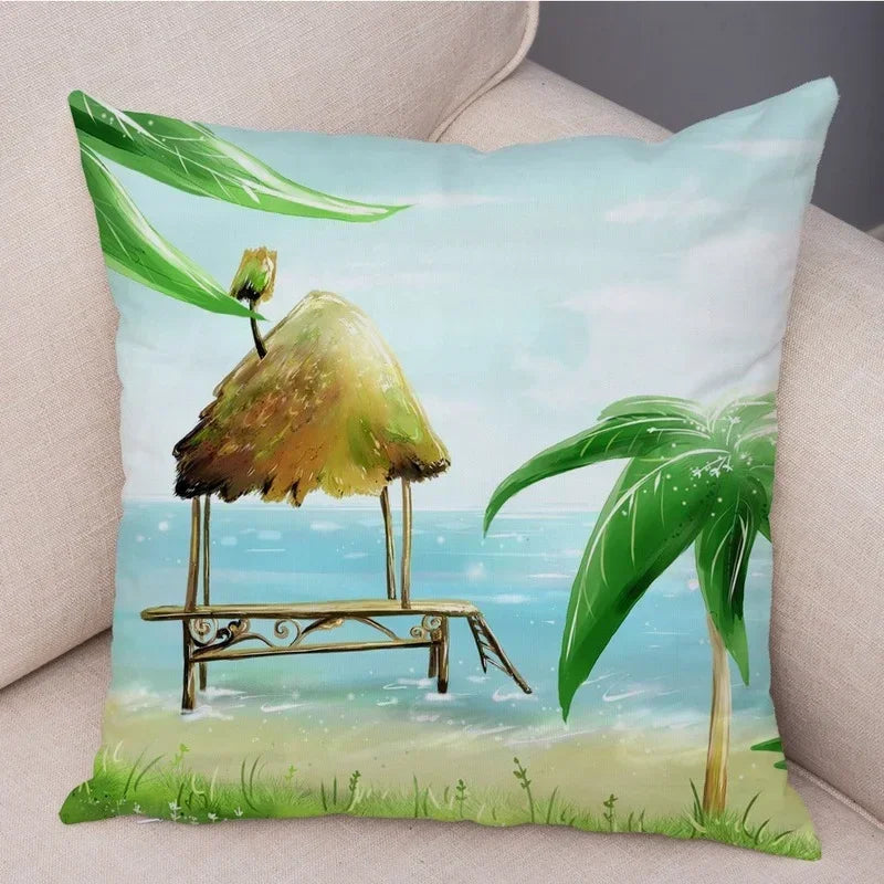 Axyaa Cartoon Design Pillowcase for Children's Room, Sofa, Home Decoration 45*45cm