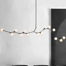 Axyaa Modern Pendant Light Ceiling Chandelier LED Indoor Decorative Dining Room Lamp