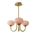 Axyaa Nordic Glass Chandelier for Living Room Dining Room Interior, Minimalist and Romantic Lighting