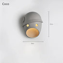 Axyaa Moooi Joker LED Resin Wall Light for Bedroom Corridor Stairway - Stylish Decor Lighting