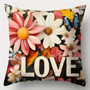 Axyaa Colorful Flower Sofa Pillowcase Set, 45x45cm
