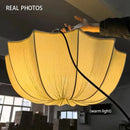 Axyaa Wabi Sabi Cloth Pendant Lamp Chandelier for Living Room Dining Room