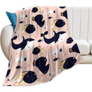 Axyaa Killer Whale Orca Ultra Soft Throw Blanket for Home Bed Couch