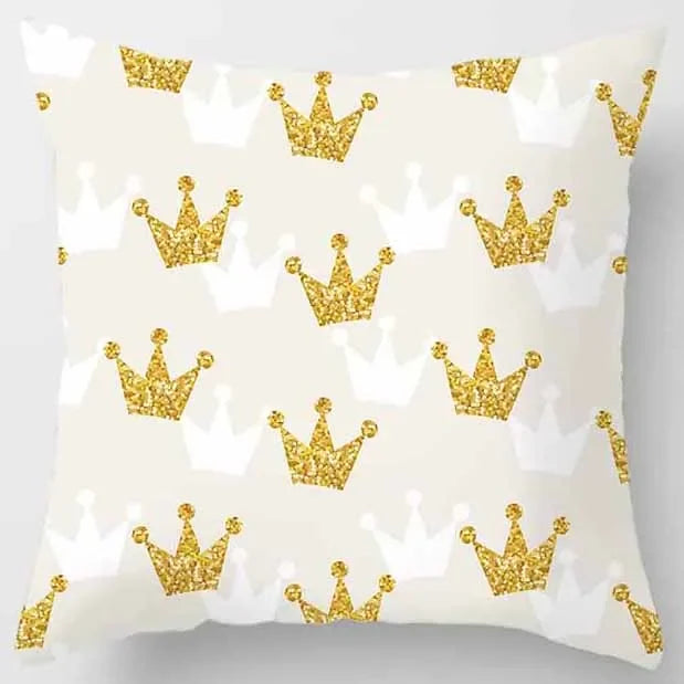 Axyaa Yellow Pink Pattern Square Pillowcase Home Decoration Cushion Cover