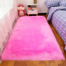 Axyaa Faux Fur Sheepskin Area Rug Plush Soft Carpet for Home Decor