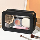 Axyaa Transparent Cosmetic Bag: Large Capacity Makeup Pouch & Toiletry Case