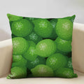 Axyaa Tropical Fruit Cushion Covers for Camper Decor and Dining Chair Pillowcase