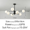Axyaa Nordic Modern LED Chandeliers Decorative Ball Pendant Light for Home and Restaurant