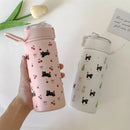 Axyaa Cute Cat Stainless Steel Insulated Thermos - Portable Leak-proof Drinkware