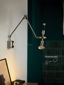 Axyaa Industrial Style Adjustable Wall Lamp for Bedside Reading & Restaurant Bedroom