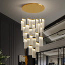 Axyaa Luxury Duplex Chandelier for Living Room, Stair, and Restaurant