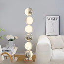 Axyaa Retro Ball LED Floor Lamp Stainless Steel Living Room Bedroom Light