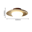 Axyaa Wabi Sabi Natural Stone Disc Ceiling Lamp for Modern Room Decor