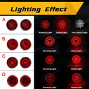 Axyaa LED Rear Bumper Reflector Lights for Toyota Corolla, Nissan Qashqai, X-Trail