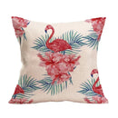 Axyaa Summer Flamingo Linen Pillowcase - 45*45cm