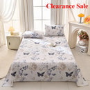 Axyaa Striped Cotton Bed Sheet Set - Breathable & Soft Mat - Thickened & Printed