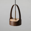 Axyaa Modern Nordic Wood Grain Chandelier for Restaurant and Bedroom