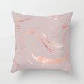Axyaa Pink Geometric Print Decor Pillow Cover for Modern Luxury Home