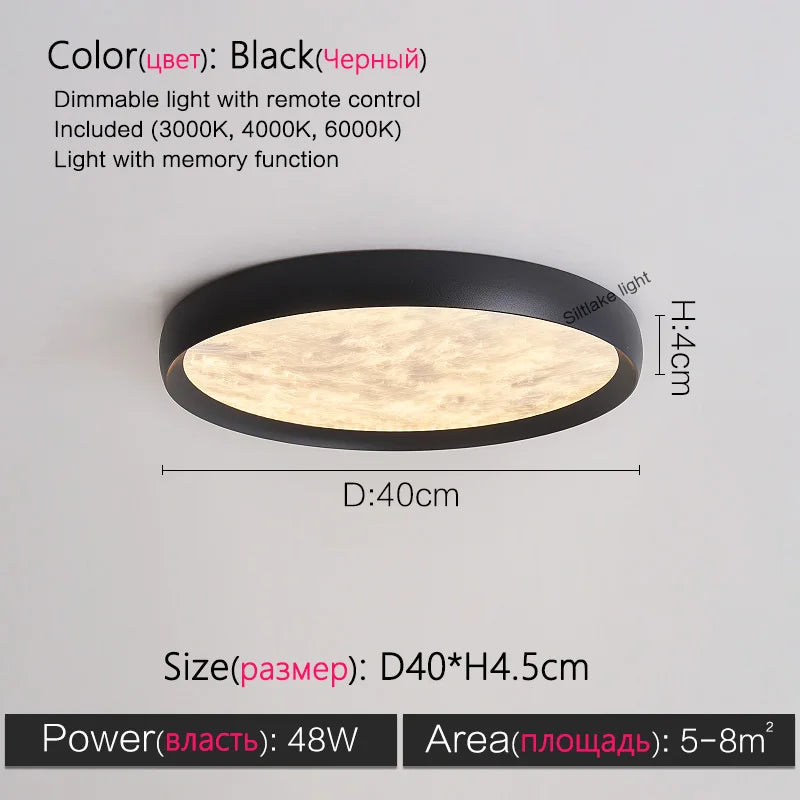 Axyaa Cloud Mist Ceiling Lamp | Modern Minimalist Ultra-thin Design