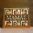 Axyaa Custom 3D Acrylic Lamp with Photo Text Night Light Gift