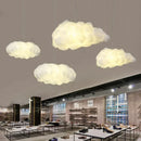 Axyaa Cloud Pendant Light: Versatile Silk Cotton LED Atmosphere Lamp for Home and Restaurant