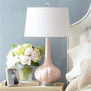 Axyaa Ceramic Table Lamp: Contemporary LED Desk Lighting for Home Bedroom