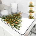 Axyaa Christmas Tree Kitchen Drying Mat