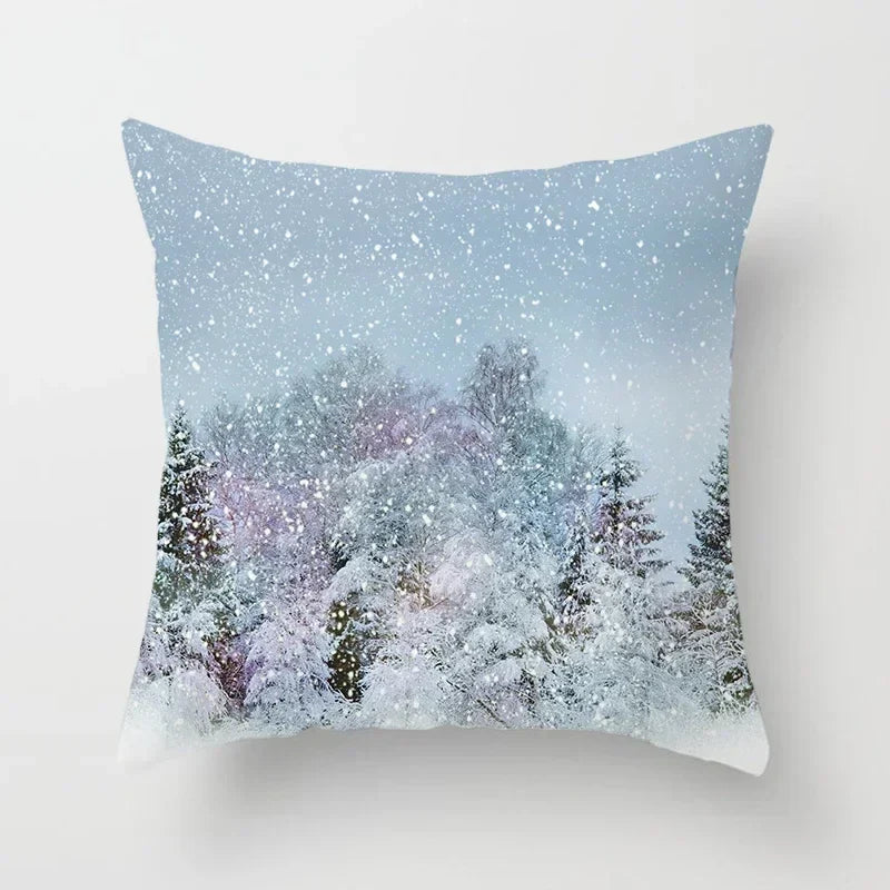 Axyaa Christmas Tree Throw Pillow Cover - Festive Home Decor