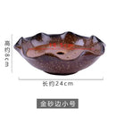 Axyaa Ceramic Sashimi Ice Tray for Molecular Cuisine and Artistic Presentation