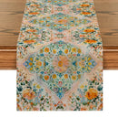 Axyaa National Style Table Runner - Retro Pattern for Dining Decor and Wedding
