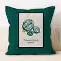 Axyaa Fruit Hot Dog Food Pillowcase Square Cushion Cover Home Decor Sofa Pillows