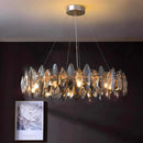 Axyaa Crystal Chandelier, Pendant Lamp for Living Room and Dining Room