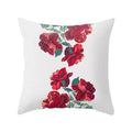 Axyaa Red Square Pillow Case for Home Décor