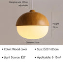 Axyaa Nut-Shaped Glass Pendant Light - Modern Nordic Design