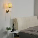 Axyaa Geometric Rattan Wall Lamp Shade for Home Restaurant Decor