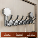 Axyaa Strong Suction Cup Hook Towel Rack for Bathroom and Kitchen
