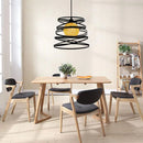 Axyaa Modern Spiral Swirl Pendant Light Fixture